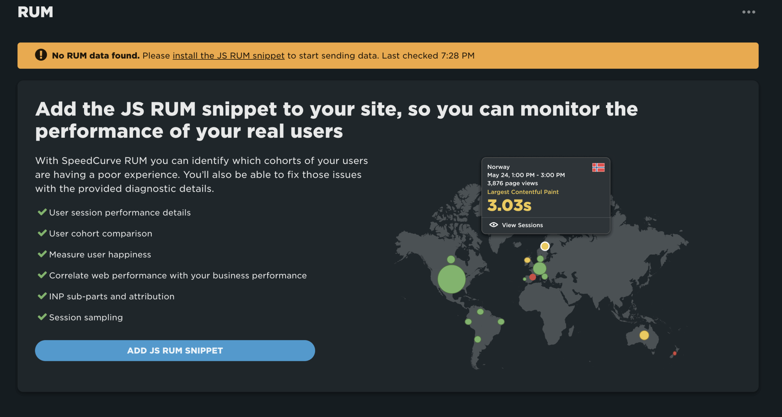 speedcurve rum javascript instructions